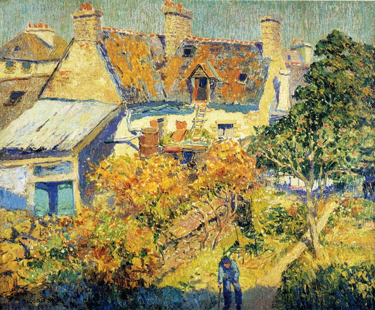 An Old Garden by Sigurd Skou,16x12(A3) Poster