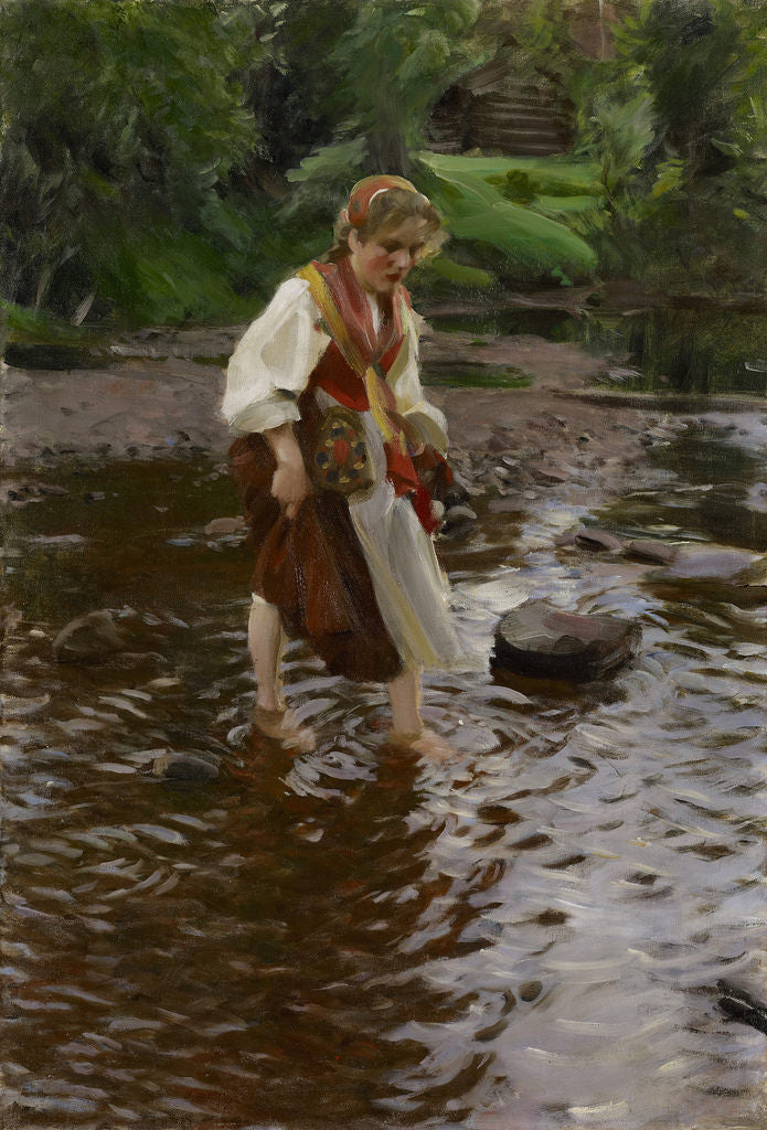 The Girl from Alvdalen by Anders Zorn,A3(16x12")Poster