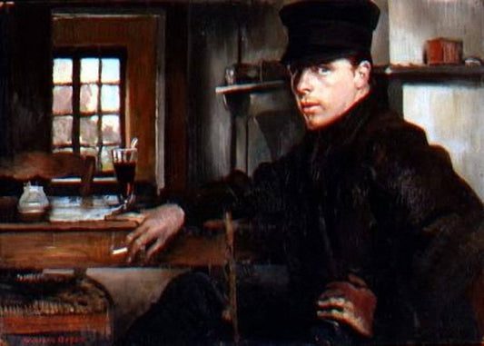 A Bitter Curacao, vintage artwork by Sir William Orpen, R.A., R.H.A., 12x8" (A4) Poster