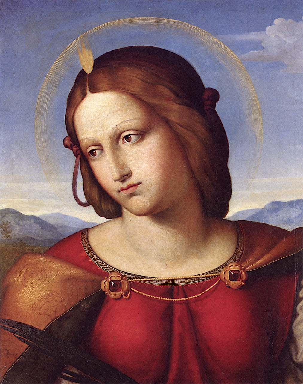 Head of 'Religion', vintage artwork by Philipp Veit, A3 (16x12") Poster Print