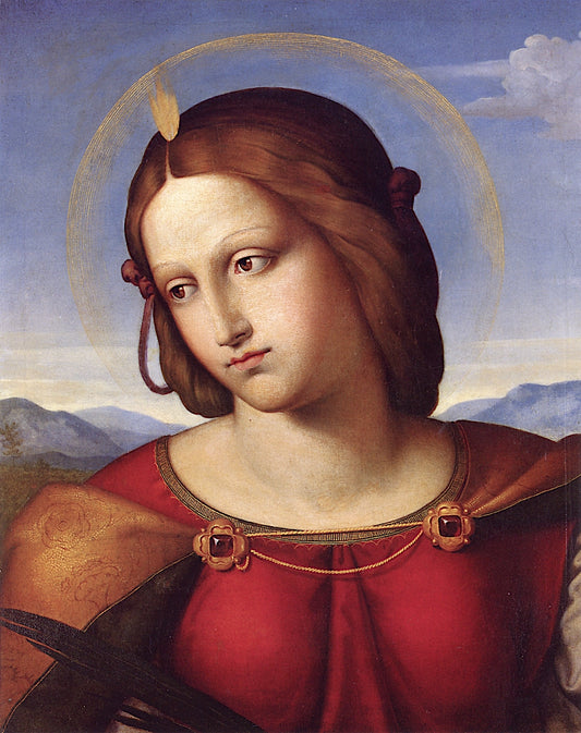 Head of 'Religion', vintage artwork by Philipp Veit, A3 (16x12") Poster Print