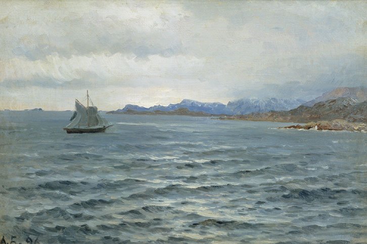 The Coast of Novaya Zemlya by Alexander Borisov,A3(16x12")Poster