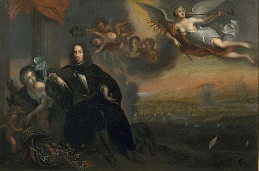 Cornelius van der Witt (1623-1672), vintage artwork by Jan de Baen, 12x8" (A4) Poster