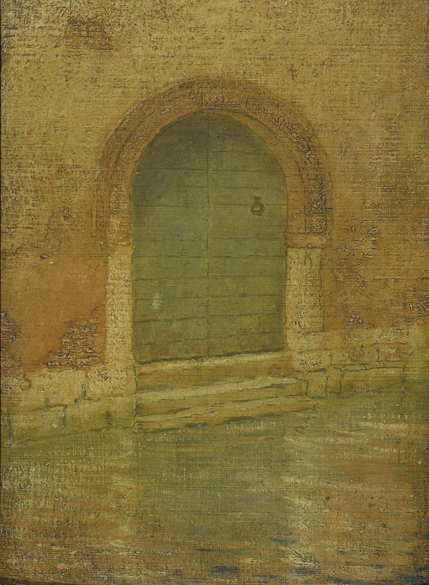 Goldoni's Door by Hermann Dudley Murphy,A3(16x12")Poster