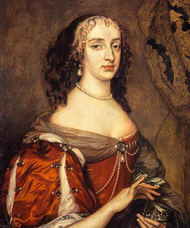Princess Mary (1631–1660), Eldest Daughter of Charles I and Princess of Orange, vintage artwork by Adriaen Hanneman, 12x8" (A4) Poster