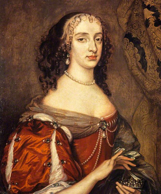 Princess Mary (1631–1660), Eldest Daughter of Charles I and Princess of Orange, vintage artwork by Adriaen Hanneman, 12x8" (A4) Poster