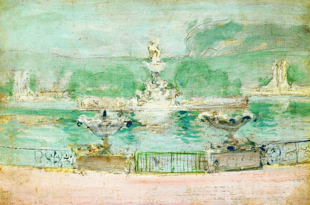 Fountain, World's Fair by John Twachtman,A3(16x12")Poster