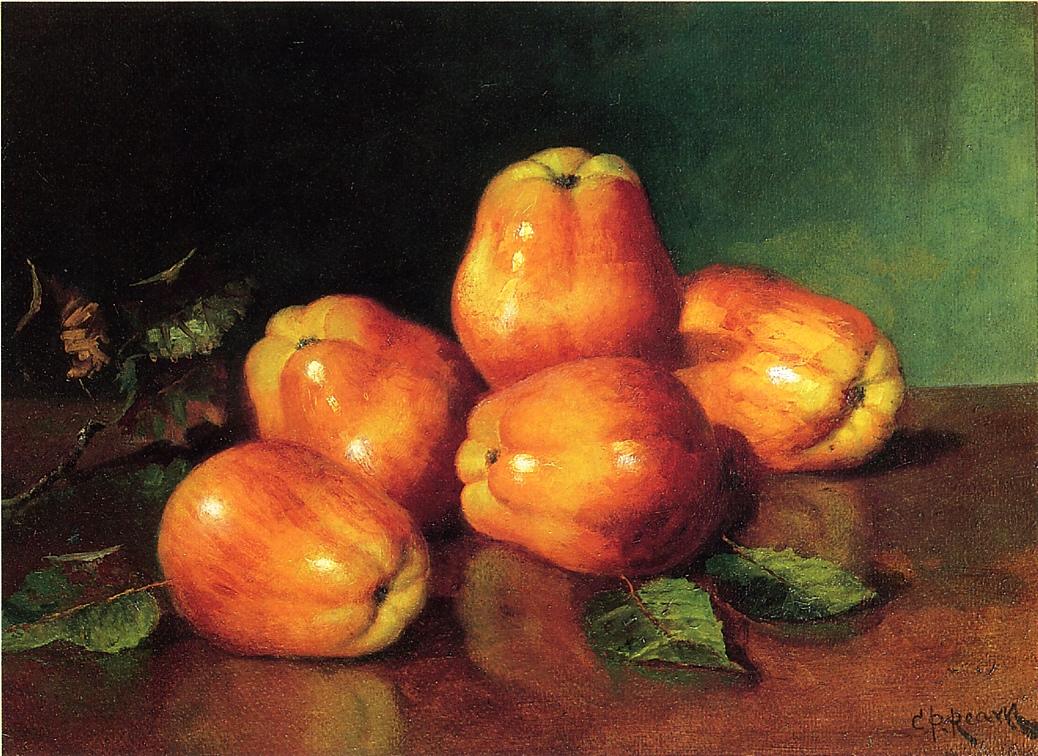 Apples and Fox Grapes, vintage artwork by Carducius Plantagenet Ream, 12x8" (A4) Poster