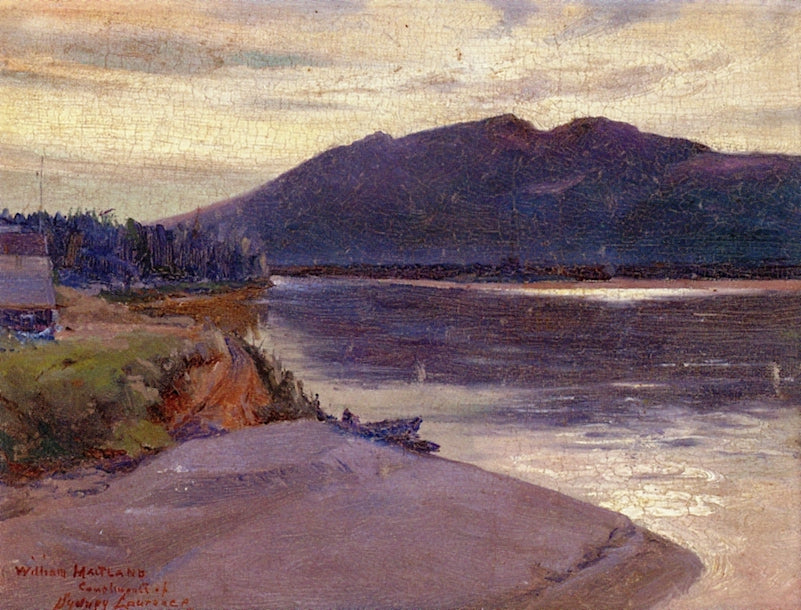 Quiet Riverbed, vintage artwork by Sydney Mortimer Laurence, 12x8" (A4) Poster