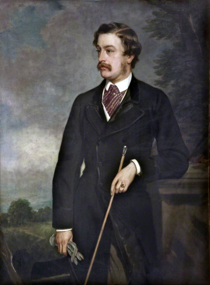 The 4th Earl of Sefton as a Young Man, vintage artwork by Sir Francis Grant, P.R.A., A3 (16x12") Poster Print