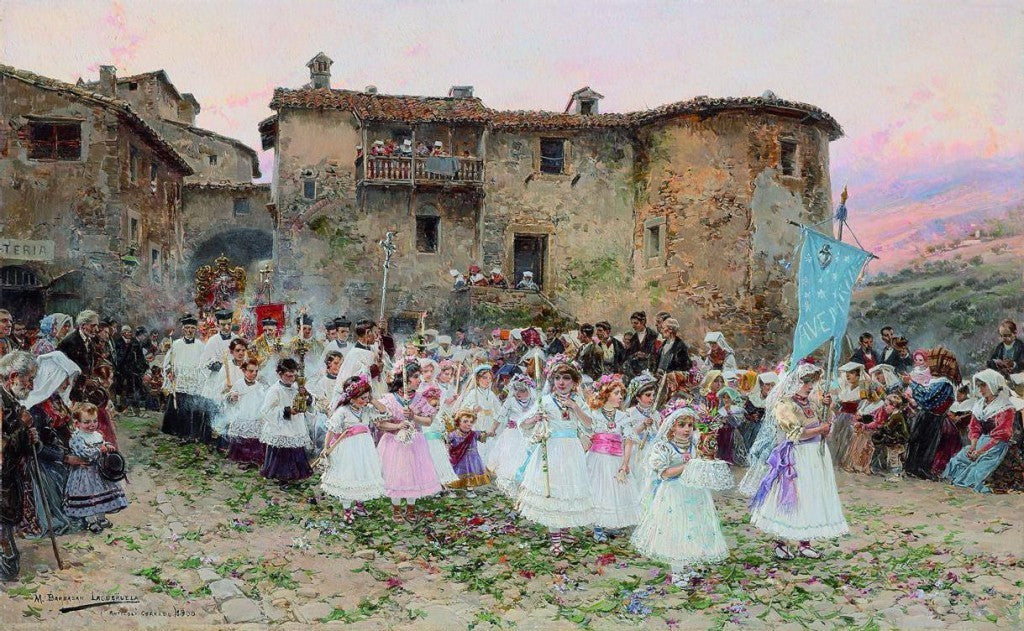 The first communion by Mariano Barbasan Lagueruela,A3(16x12")Poster