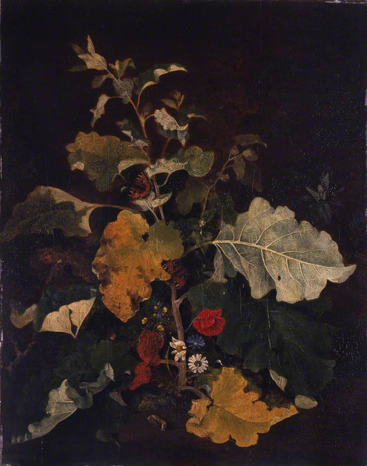 Study of a Burdock, vintage artwork by John Crome, 12x8" (A4) Poster