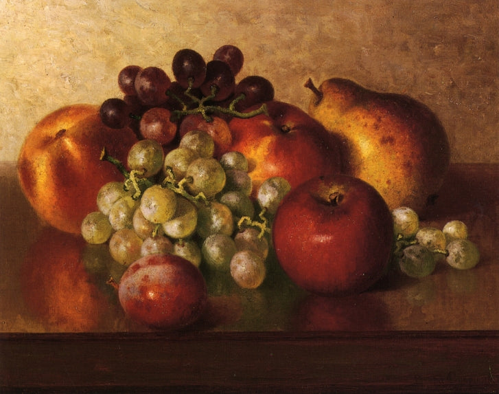 Still LIfe with Fruit, vintage artwork by Bryant Chapin, 12x8" (A4) Poster