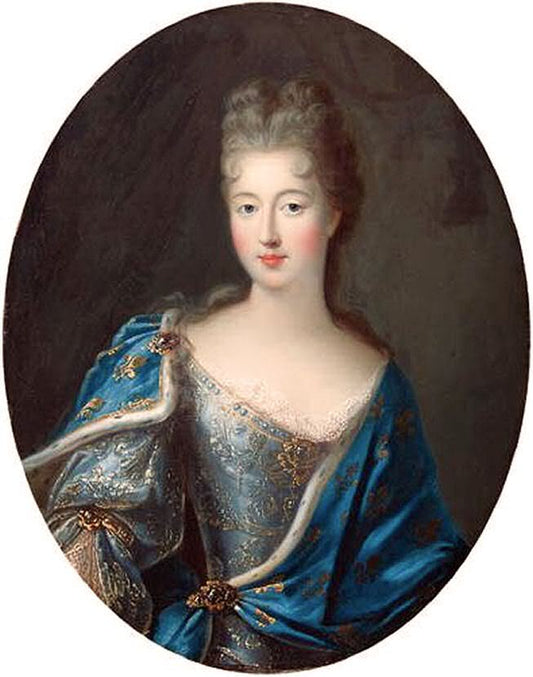 Françoise-Marie de Bourbon, vintage artwork by Pierre Gobert, 12x8" (A4) Poster