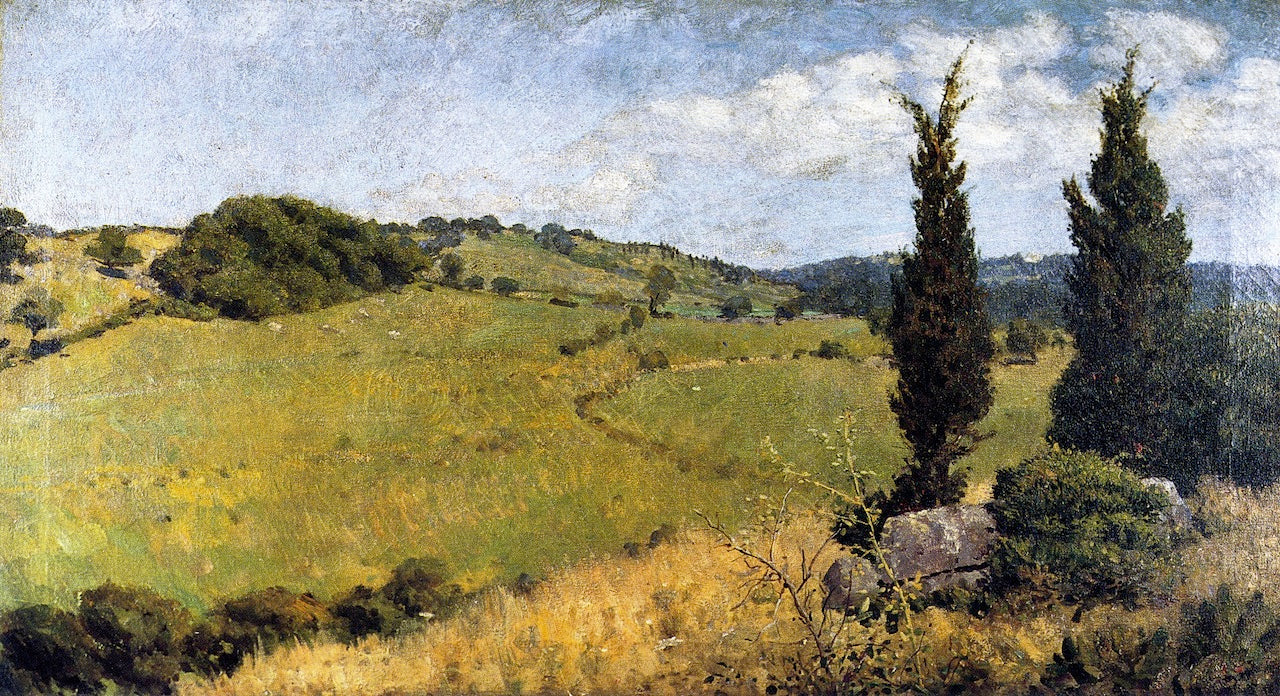 The Mushroom Field by Edward E. Simmons,A3(16x12")Poster