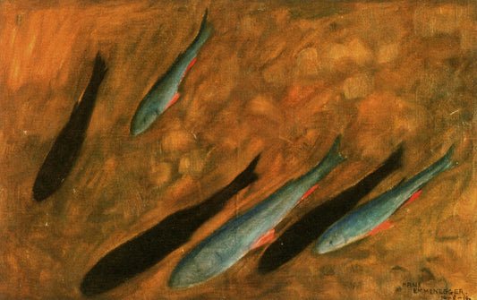Jet of Water, vintage artwork by Hans Emmenegger, 12x8" (A4) Poster