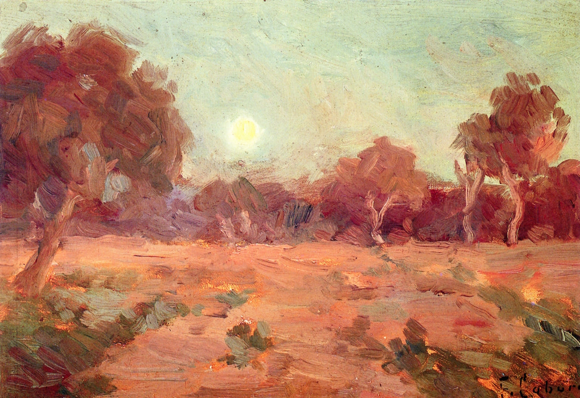 Moonrise at Sunset by Frank Coburn,A3(16x12")Poster