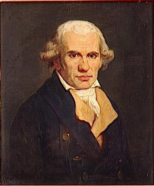 Gaspard Monge, Comte de Peluse (1746-1818), vintage artwork by Jean-Baptiste Mauzaisse, 12x8" (A4) Poster