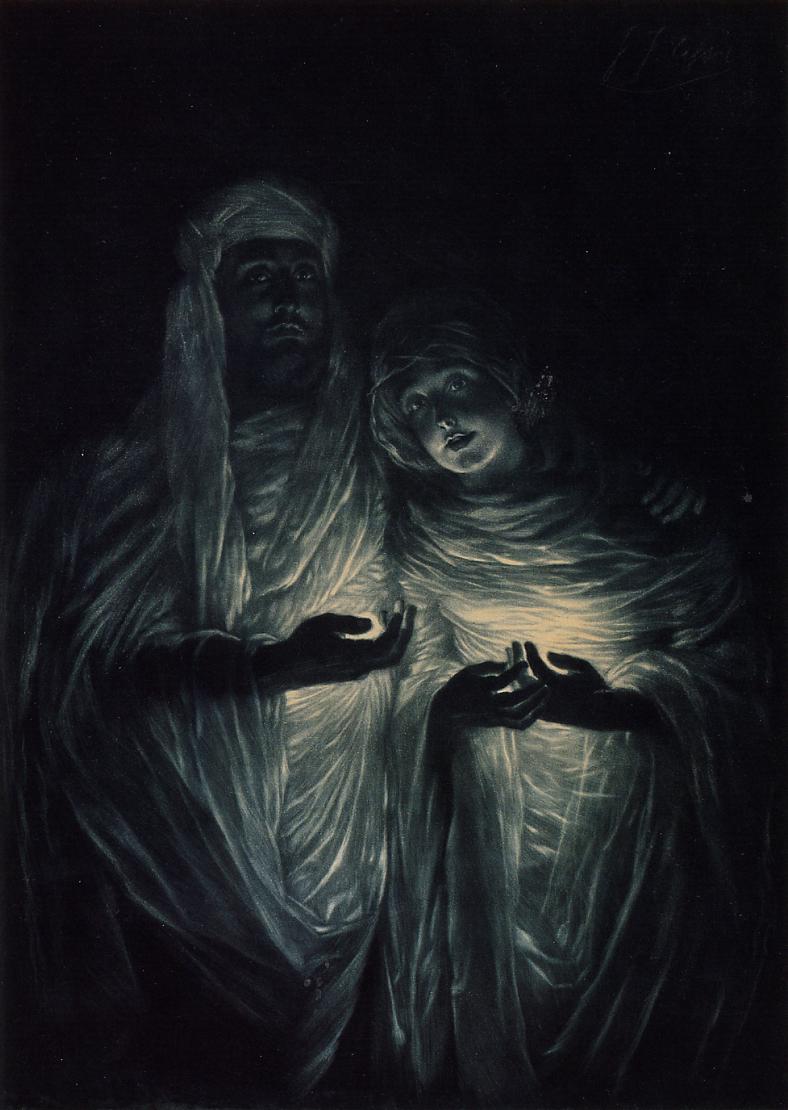 The Apparition, vintage artwork by James Tissot, 12x8" (A4) Poster
