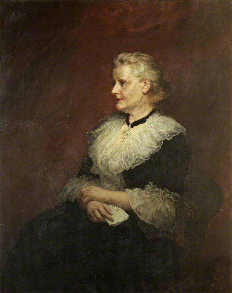 Dame Emily Frances Smyth, vintage artwork by James Sant, R.A., A3 (16x12") Poster Print