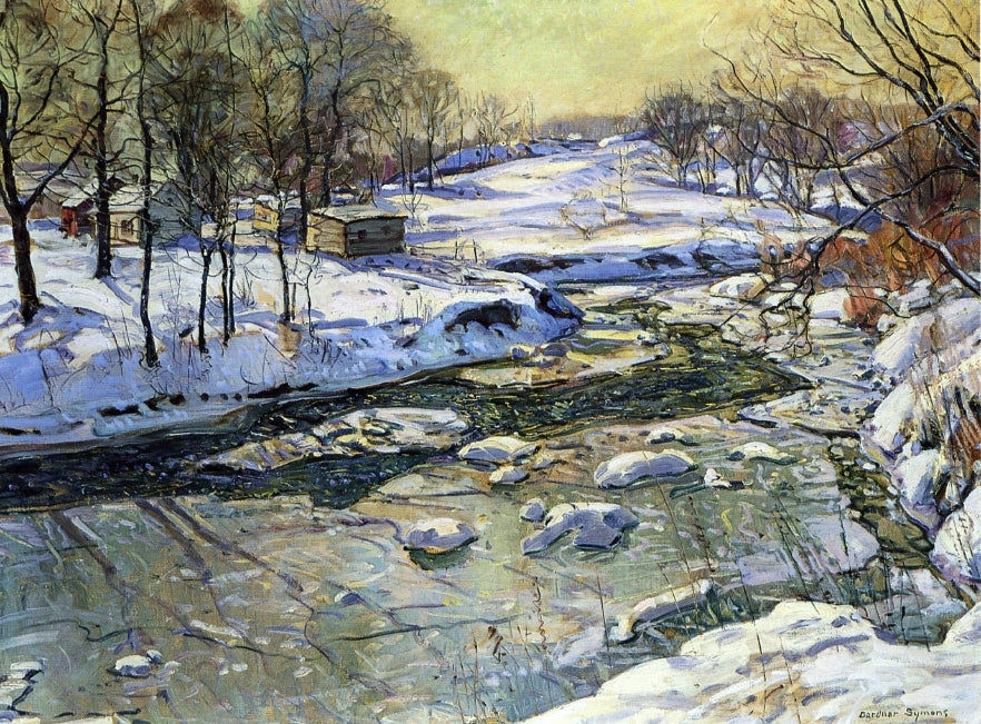 Four Mile Creek by George Gardner Symons,A3(16x12")Poster