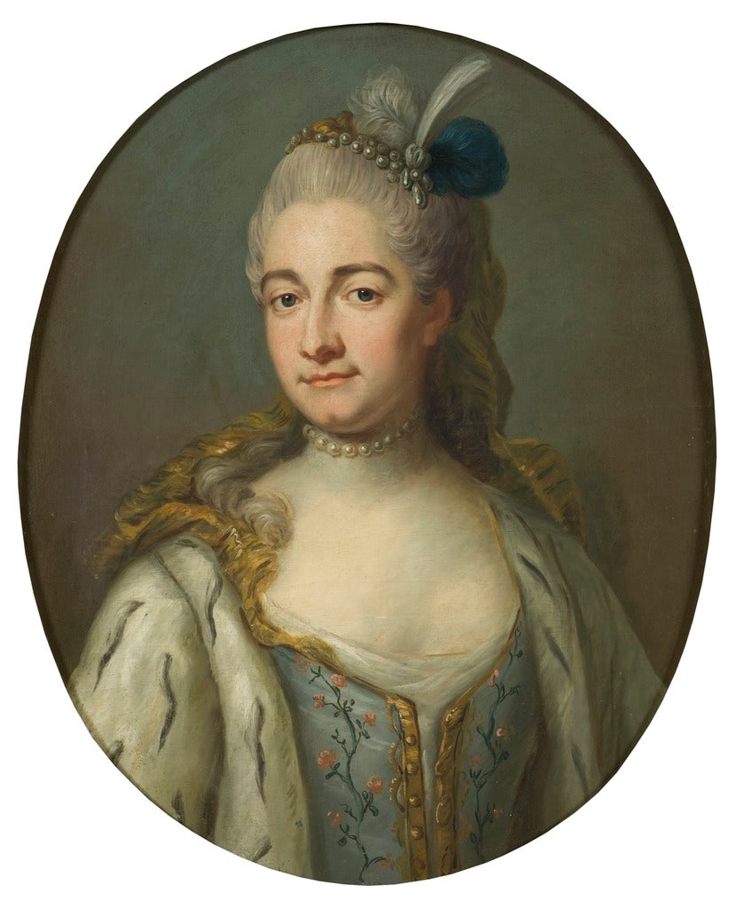 Hedvig Katarina de la Gardie, vintage artwork by Jakob Bjorck, 12x8" (A4) Poster