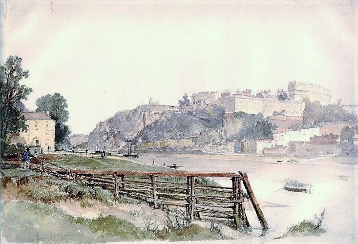 Rownham Ferry, Clifton, vintage artwork by George Paul Chambers, Sr., A3 (16x12") Poster Print