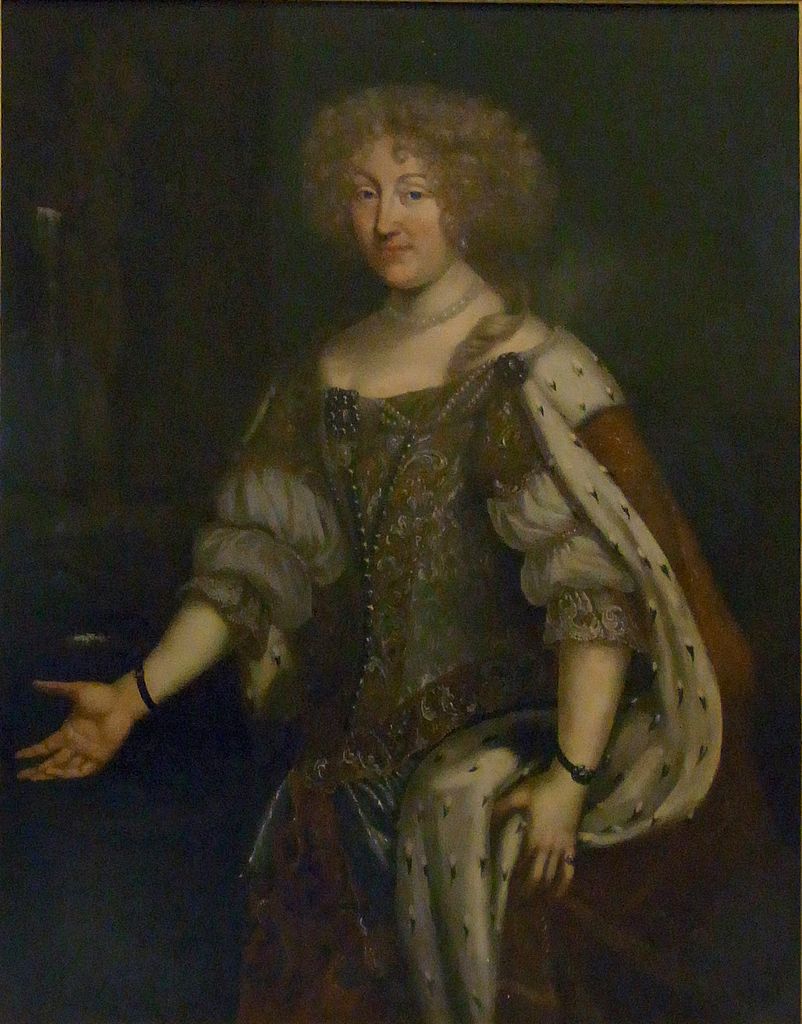 Duchess Magdalena Siby lla von Württemberg, vintage artwork by David Klocker Ehrenstrahl, 12x8" (A4) Poster