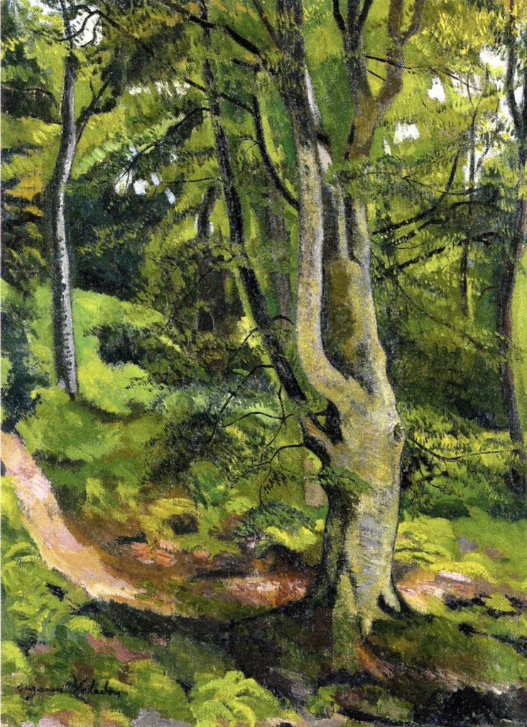 In the Woods, vintage artwork by Suzanne Valadon, 12x8" (A4) Poster