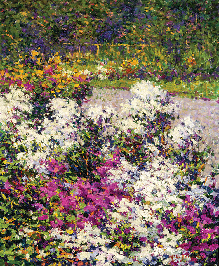White Phlox by Hugh Henry Breckenridge,A3(16x12")Poster