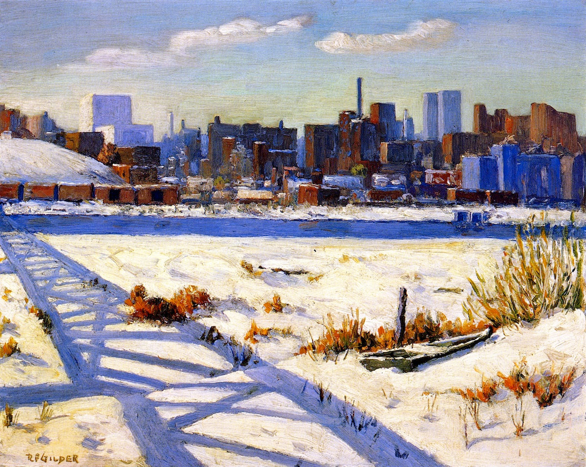 Shadow of the Bridge by Robert Fletcher Gilder,A3(16x12")Poster