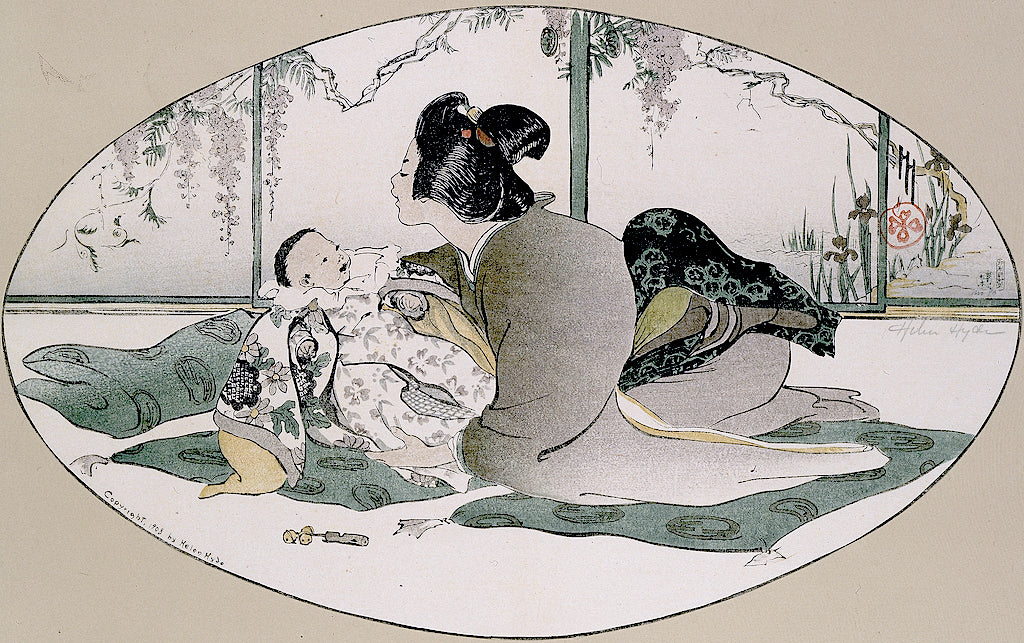 Baby Talk by Helen Hyde,A3(16x12")Poster