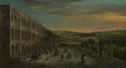 South Parade, Bath, vintage artwork by John Charles Maggs, A3 (16x12") Poster Print