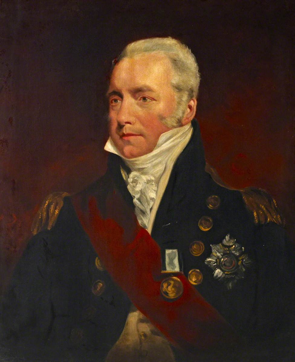 Vice-Admiral Sir Richard Goodwin Keats (1757–1834), vintage artwork by John Jackson, 12x8" (A4) Poster
