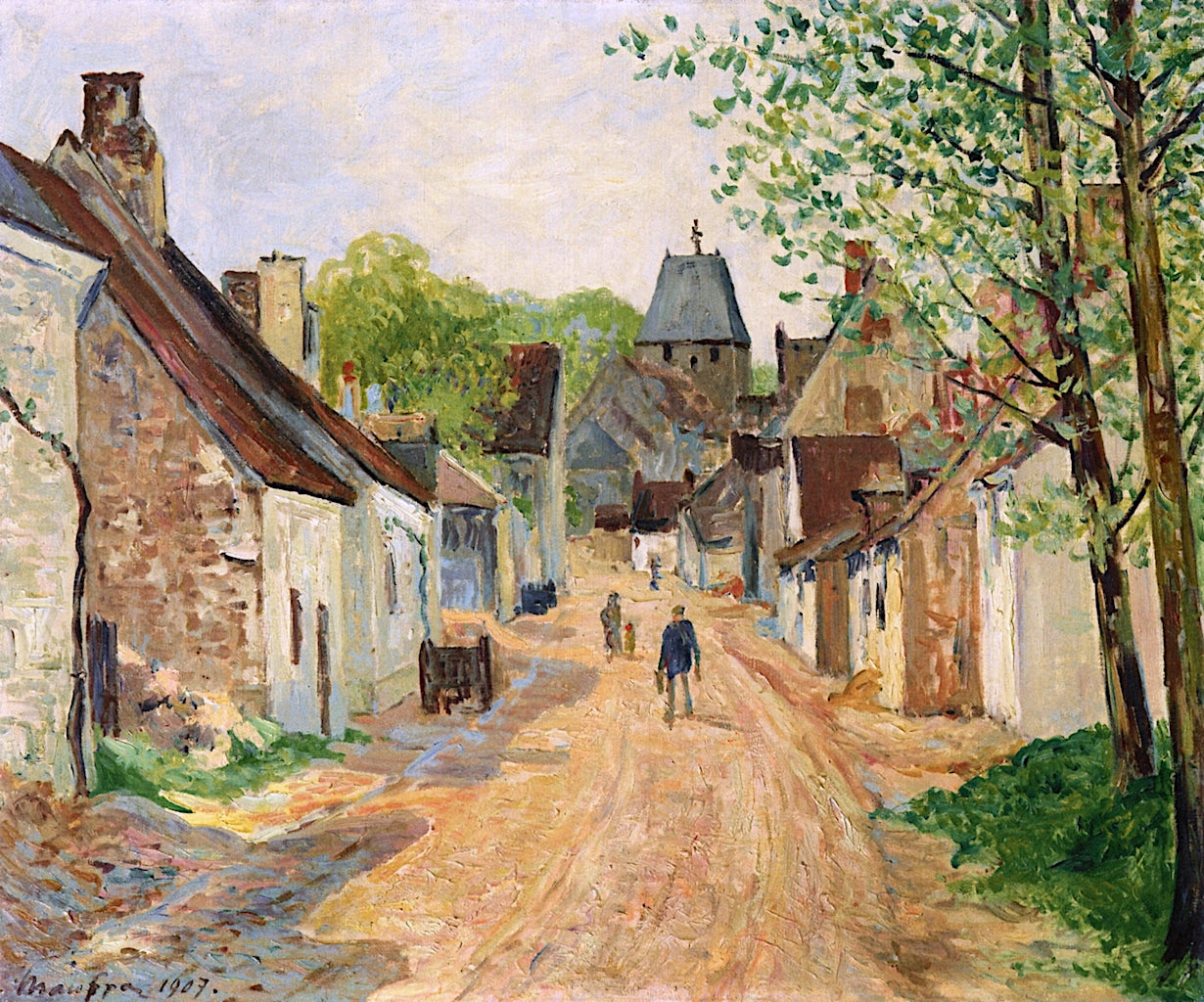 The Entrance to the Town of Lavardin by Maxime Maufra,A3(16x12")Poster
