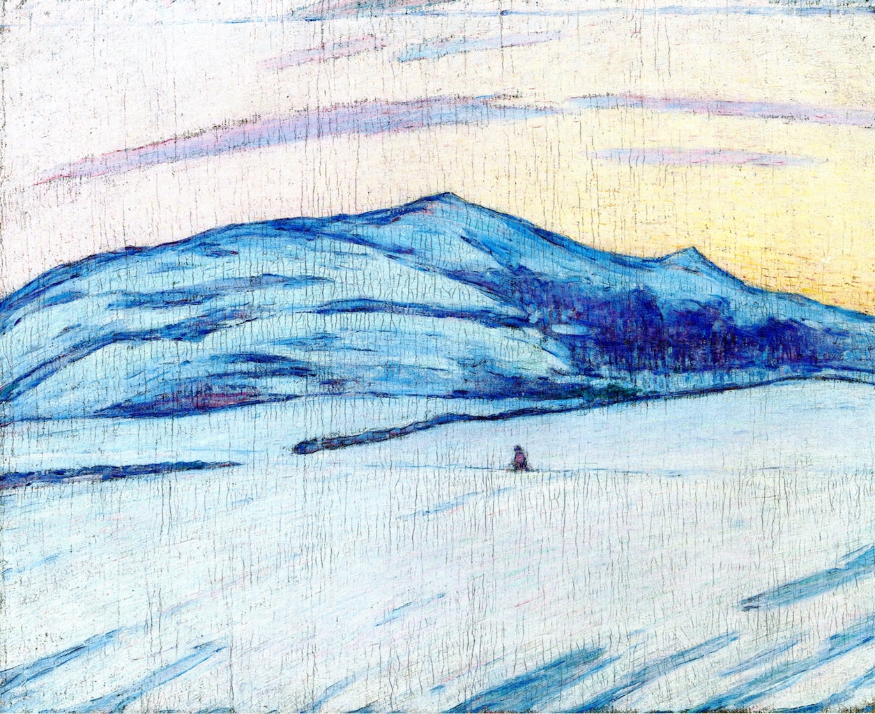 Snowscape, Tjorn by Karl Nordstrom,A3(16x12")Poster