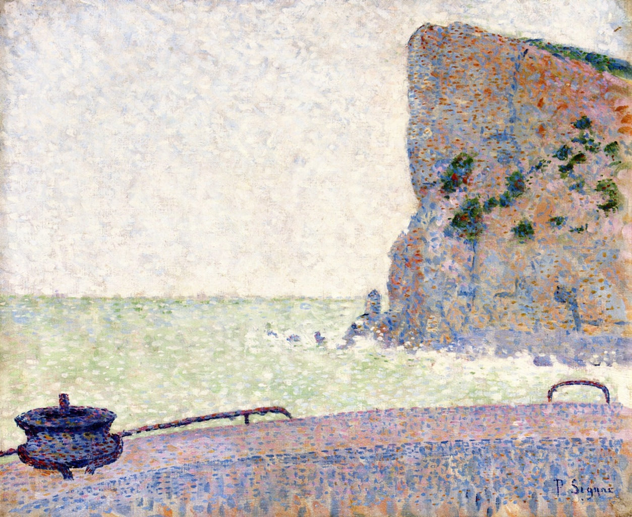 Fecamp, Grey Weather by Paul Signac,A3(16x12")Poster