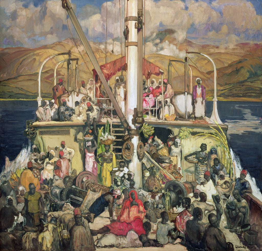 The ferry by Fernand Allard l'Olivier,16x12(A3) Poster