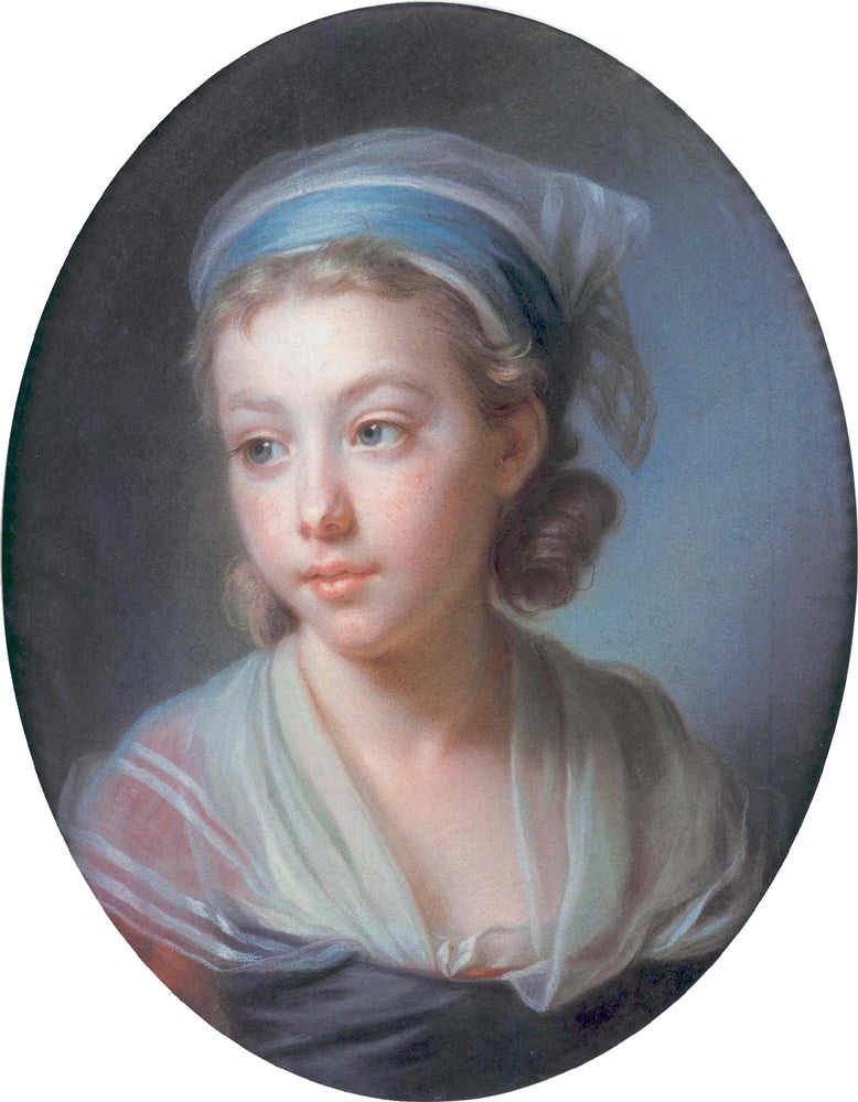 Daughter of the actor Caillot, vintage artwork by Élisabeth Vigee-Lebrun, 12x8" (A4) Poster