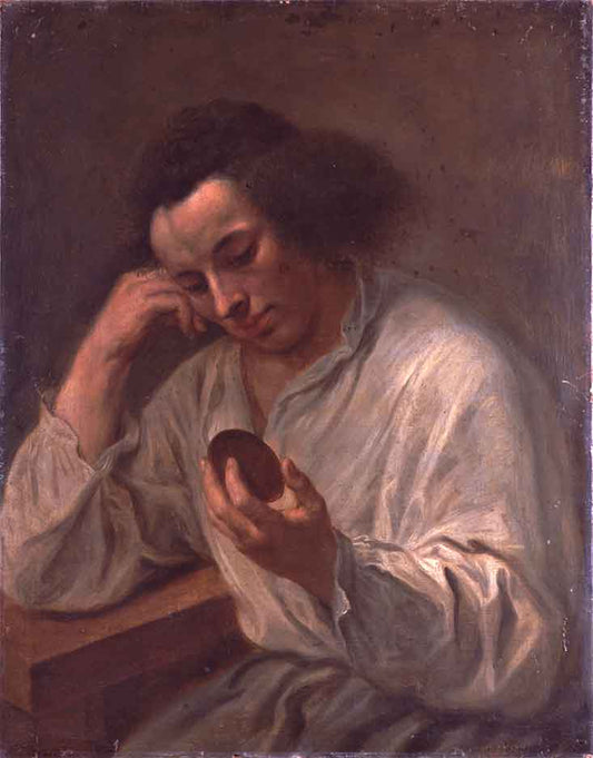 The Face, vintage artwork by Gonzales Coques, 12x8" (A4) Poster