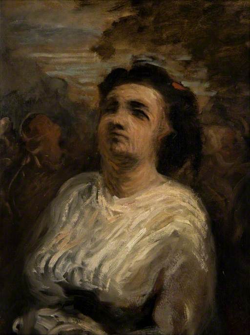 The Gossip, vintage artwork by Honore Daumier, A3 (16x12") Poster Print