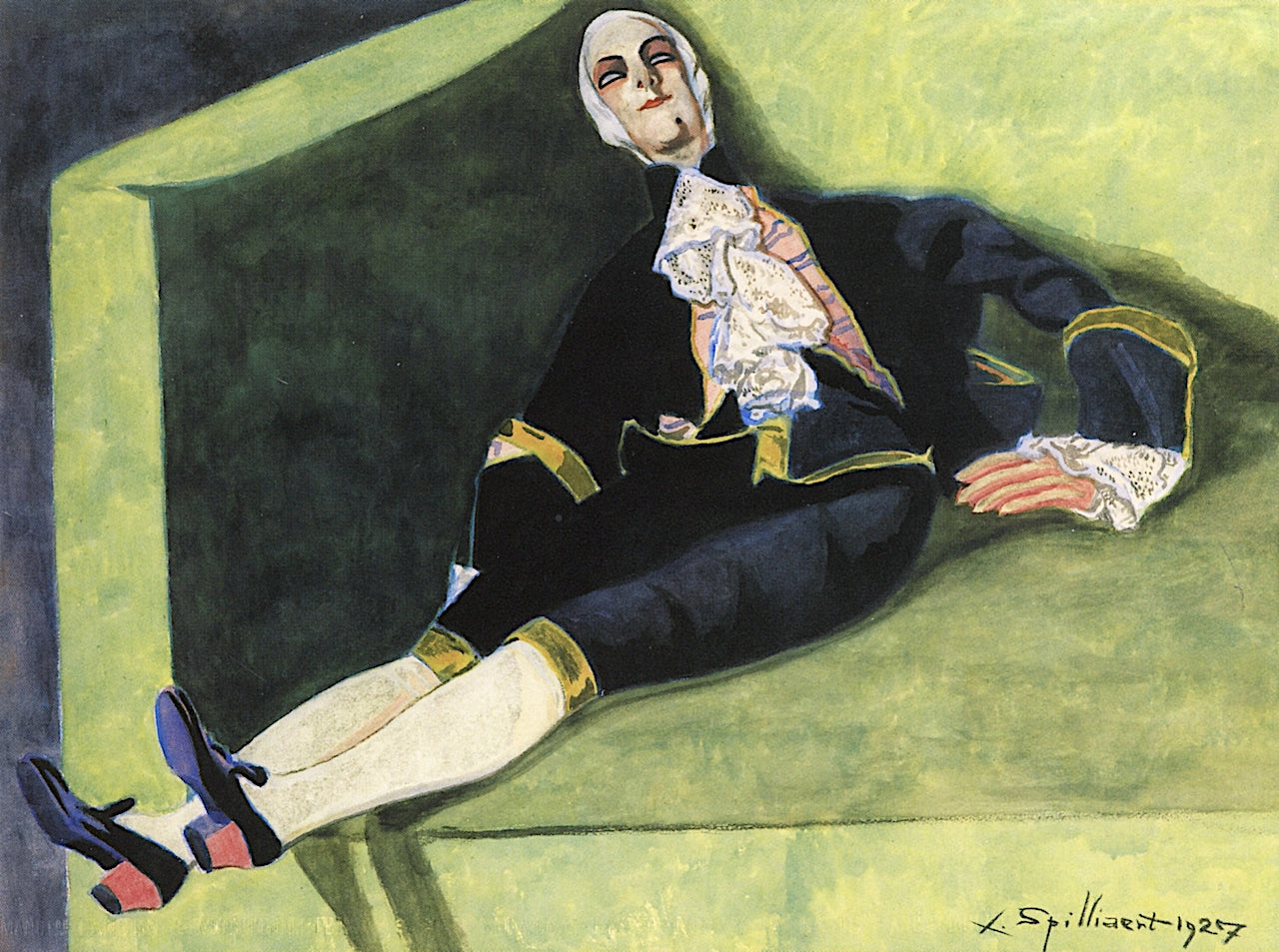 The Doll (Marquis) by Léon Spilliaert,16x12(A3) Poster