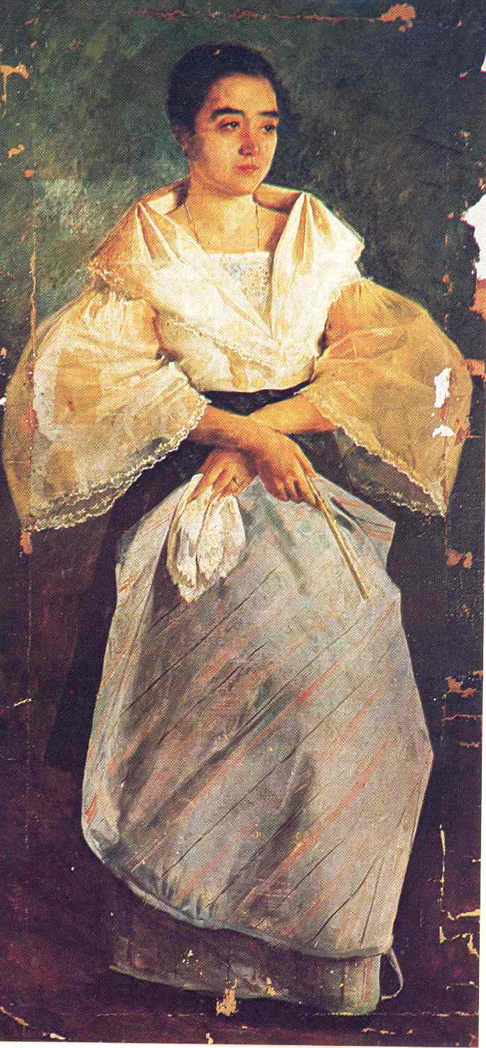 La Bulaquena, vintage artwork by Juan Luna y Novicio, 12x8" (A4) Poster