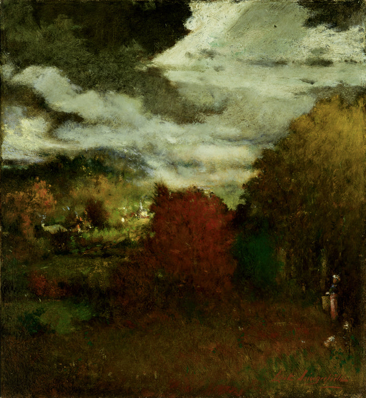 Mountain Village After A Storm by Elliott Daingerfield,A3(16x12")Poster