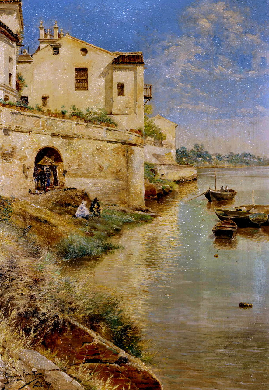 The Borders of Guadalquivir by Manuel Garcia y Rodriguez,A3(16x12")Poster