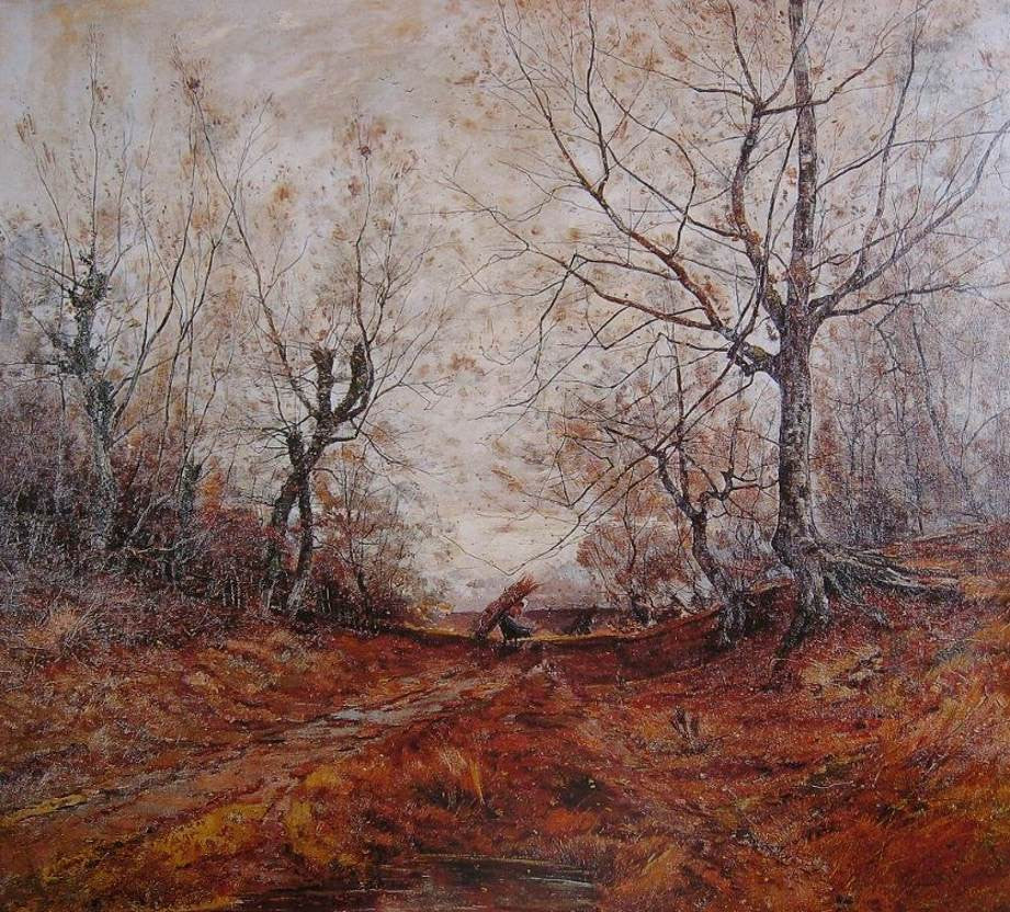 Sous-bois, vintage artwork by Emile Noirot, 12x8" (A4) Poster