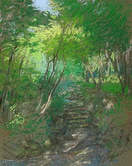 Garden View by Mary Helen Carlisle,A3(16x12")Poster