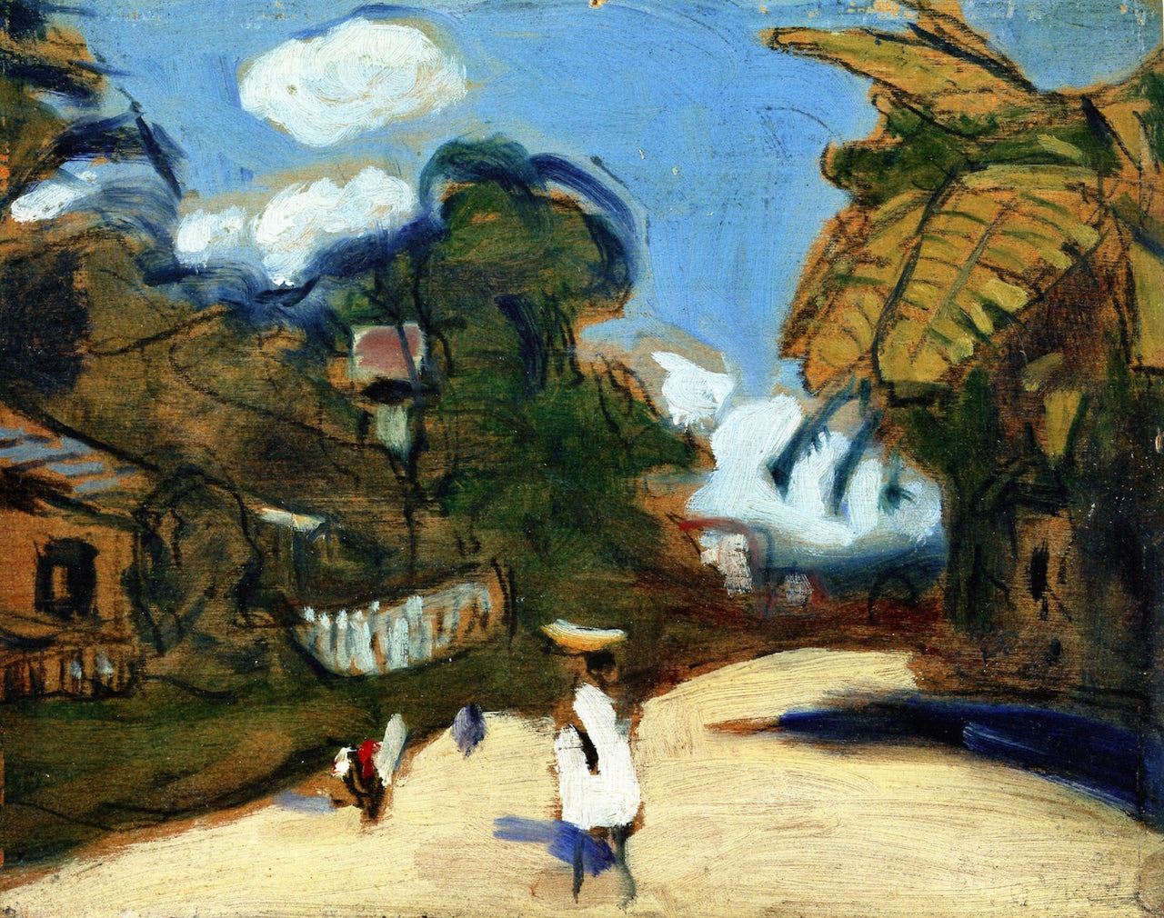 Sketch for Landscape, Trinidad by James Wilson Morrice,A3(16x12")Poster