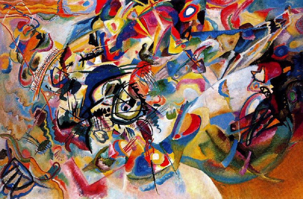 Composition VII by Wassily Kandinsky,A3(16x12")Poster