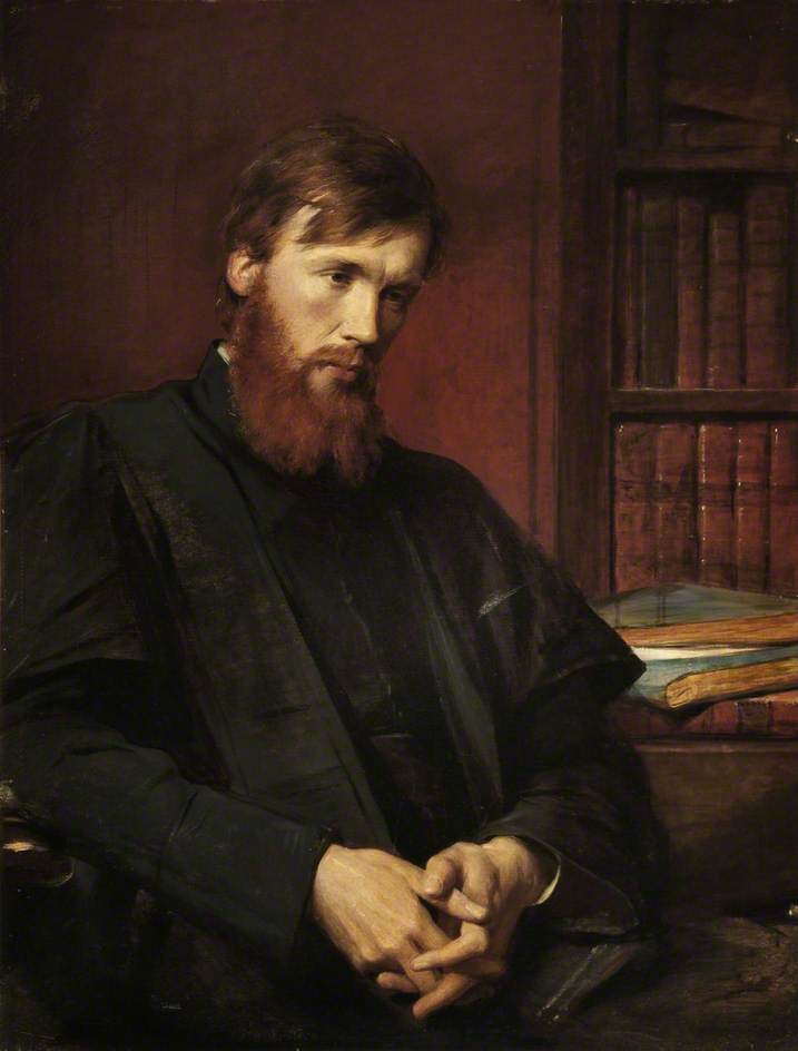 Reverend Edward Stuart Talbot, Warden (1870), vintage artwork by George Richmond, A3 (16x12") Poster Print